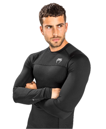 Venum Rashguard G-Fit Air Long Sleeves Zwart