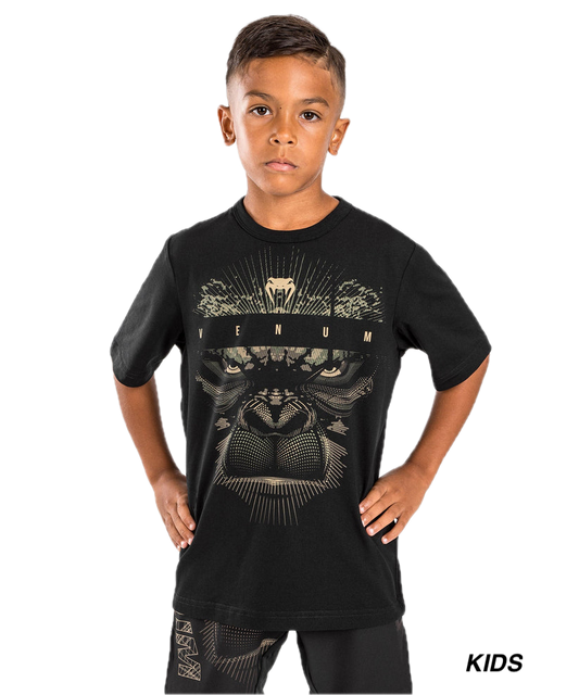 T-shirt Venum Gorilla Jungle Kids Zwart/Zand