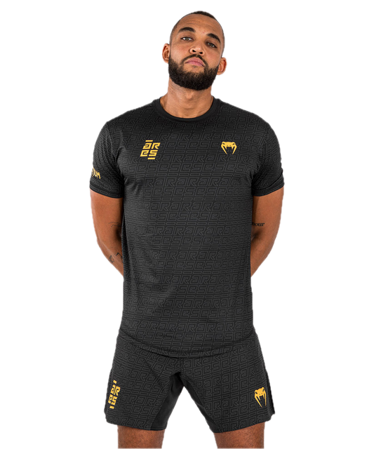 T-shirt Venum X Ares 2.0 Dry Tech - Black/Gold