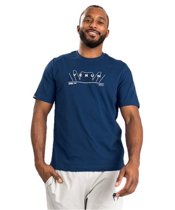 Venum T-Shirt Snake Print Blue Navy