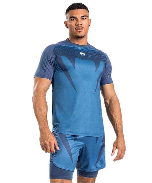 Venum Attack Dry Tech T-shirt Navy Blue
