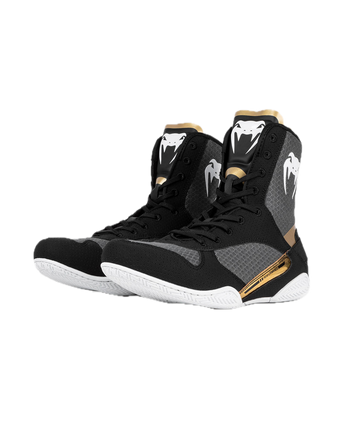 Venum Boksschoenen Elite Zwart/Wit/Goud