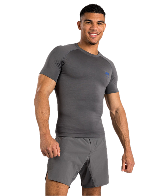 Venum Rashguard Contender Korte Mouw Grijs