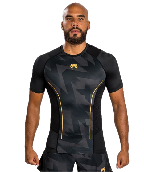 Venum Rashguard Razor Short Sleeve Zwart/Goud