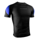 Hayabusa Men's Pro Ranked Rashguard Short Sleeve Blue