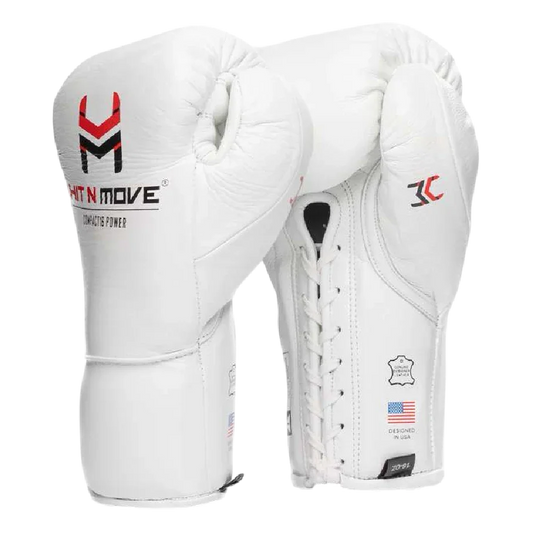 Hit N Move Zak en Conditie Bokshandschoenen Compact 16oz Wit