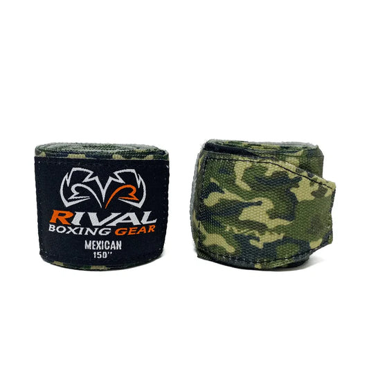 RIVAL MEXICAN BANDAGE CAMO GROEN 530 cm - 210 inch