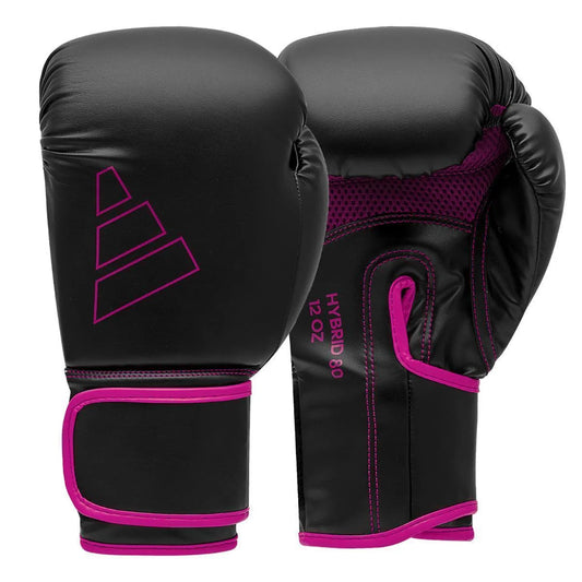 Adidas Bokshandschoenen Hybrid 80 Zwart/Roze
