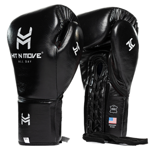 Hit N Move Bokshandschoenen Pro Balance Lace Zwart