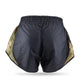 Booster Kickboksshort Retro Hybrid Zwart/Camo Groen
