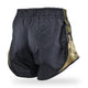 Booster Kickboksshort Retro Hybrid Zwart/Camo Groen