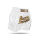 Booster Kickboksshort TBT Thunder Wit/Goud