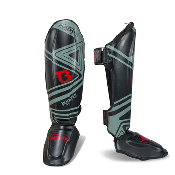 Booster Scheenbeschermer BSG V10 Zwart/Grijs