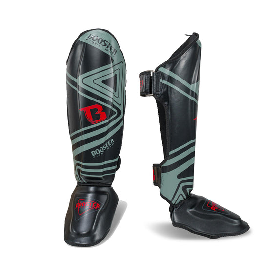 Booster Scheenbeschermer BSG V10 Zwart/Grijs
