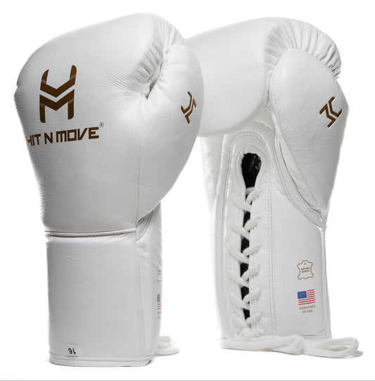 Hit N Move Bokshandschoenen Pro Balance Lace Wit