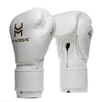 Hit N Move Bokshandschoenen Pro Balance Wit/Goud