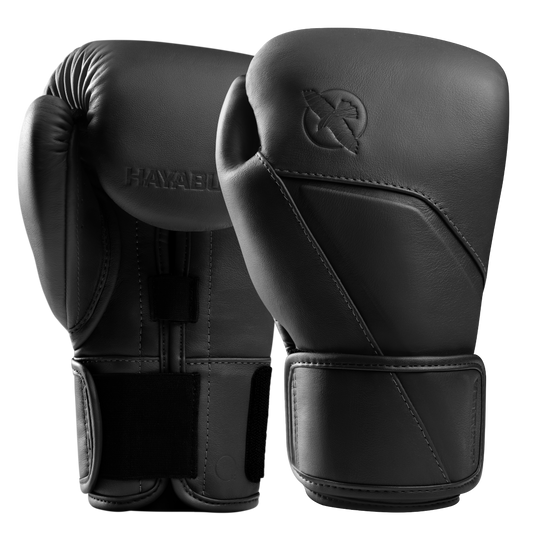 Hayabusa Bokshandschoenen E1 Leer Onyx Black