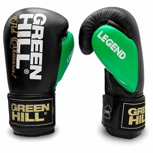 Green Hill Bokshandschoenen Legend Black Editon Zwart/Groen