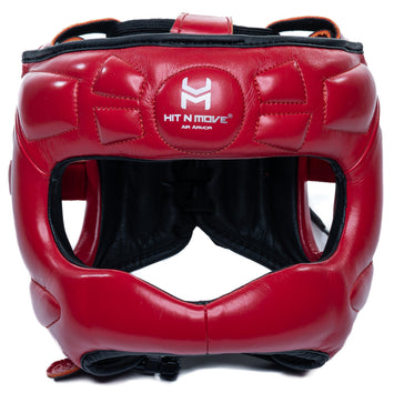 Hit N Move Hoofdbeschermer Face Saver Rood