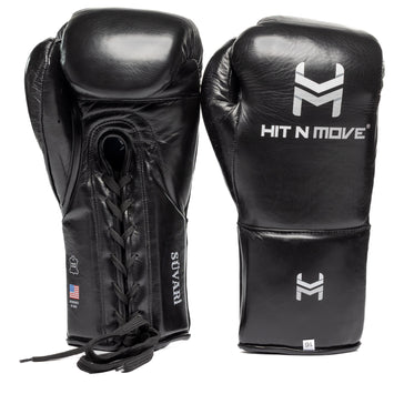 Hit N Move Bokshandschoenen Horse Hair Lace Zwart