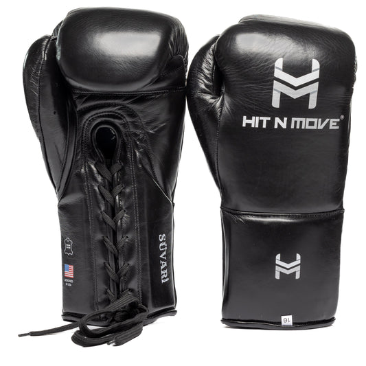Hit N Move Bokshandschoenen Horse Hair Lace Zwart