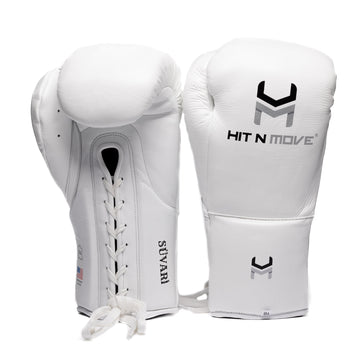 Hit N Move Bokshandschoenen Horse Hair Lace Wit