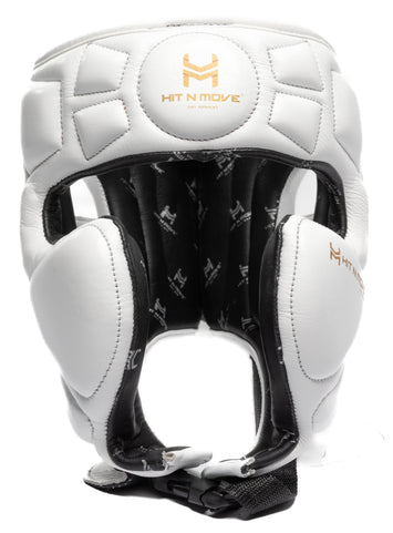 Hit N Move Hoofdbeschermer Air Armor Wit/Goud