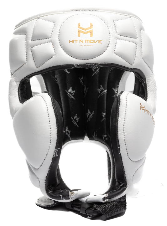 Hit N Move Hoofdbeschermer Air Armor Wit/Goud