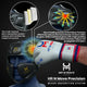 Hit N Move Hoofdbeschermer Air Armor Wit/Goud