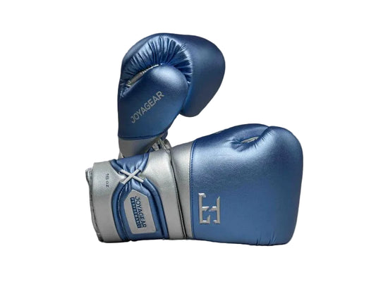 Joya Gear Bokshandschoenen Performance V2 Veters Blauw/Zilver