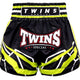Kickboksshort Twins TTBL Racing Zwart/Groen