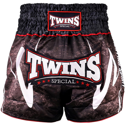 Kickboksshort Twins TTBL Rusty Zwart