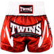 Kickboksshort Twins TTBL Rusty Rood