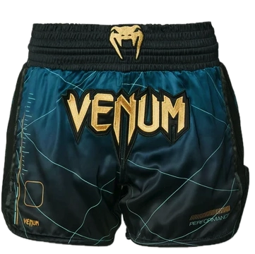 Kickboksshort Venum Tactical XT Black/Forest Green