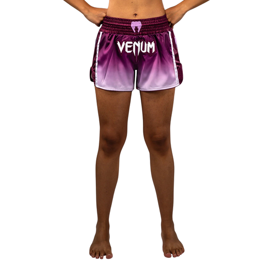Kickboksshort Venum Woman Iris Plum/White