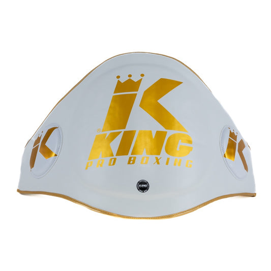 King Pro Boxing Belly Belt KPB BP Wit/Goud