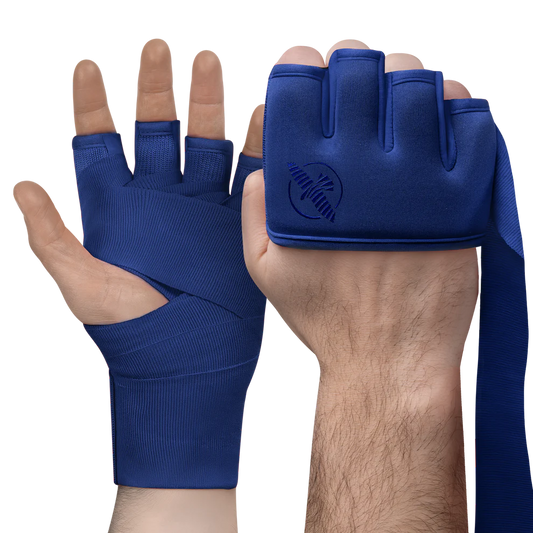 Hayabusa Knokkel beschermer en bandage 2in1 Blauw