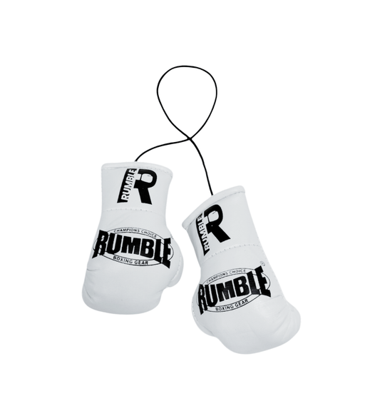 Rumble Mini Bokshandschoentjes Wit/Zwart 2.0