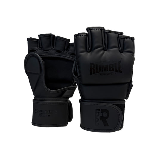 Rumble Competition MMA Handschoenen PU Zwart/Zwart