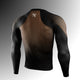Hayabusa Men's Pro Ranked Rashguard Long Sleeve Brown