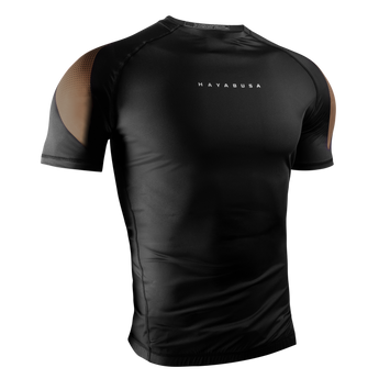 Hayabusa Men's Pro Ranked Rashguard Short Sleeve Bruin