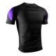 Hayabusa Men's Pro Ranked Rashguard Short Sleeve Purple