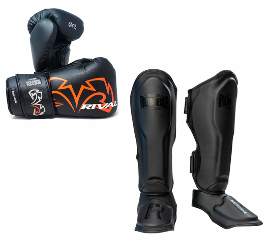 Rival en Rumble Kickboks set Zwart