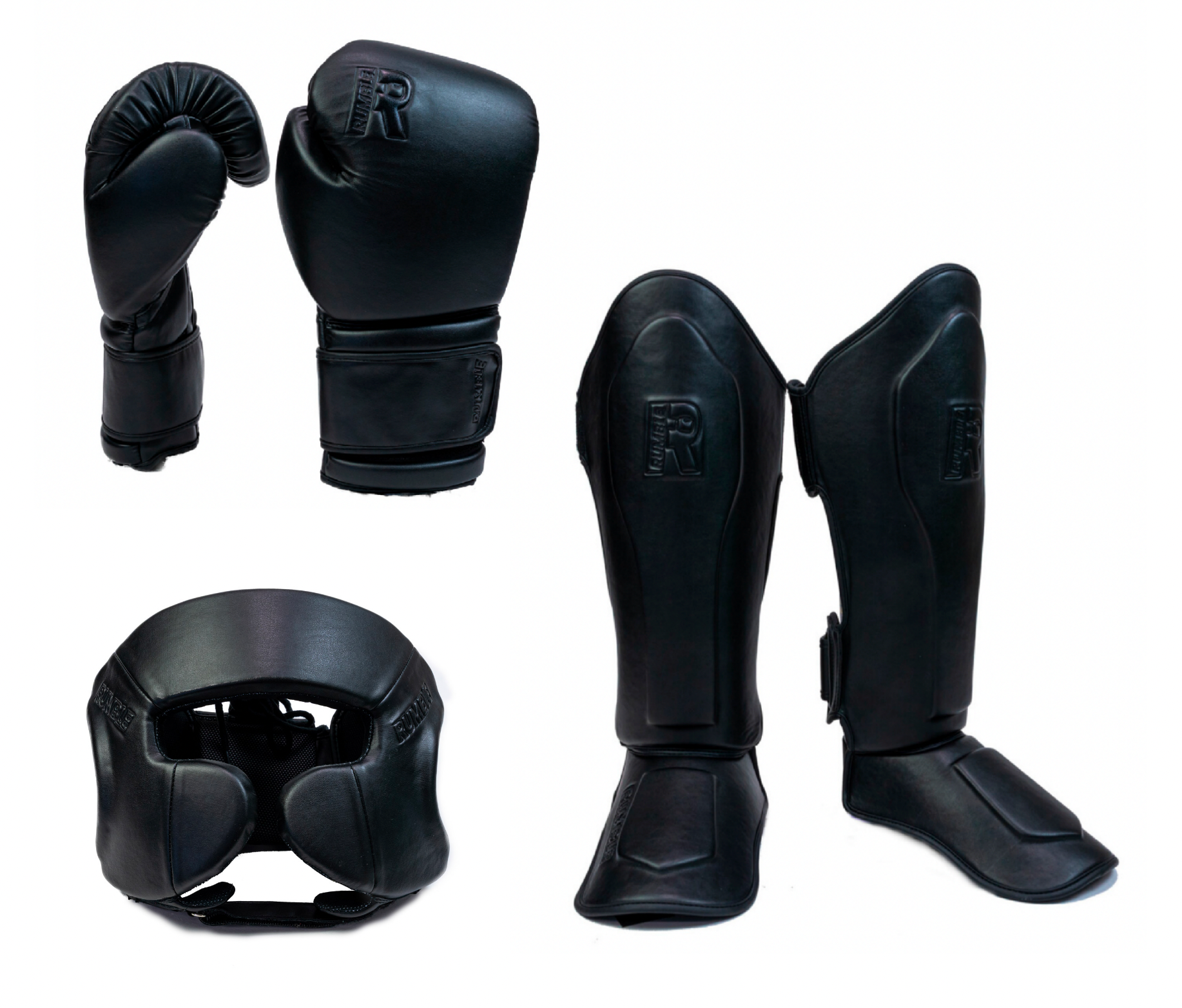 Proson Rumble R8 Rumble R-Line Pro Set Zwart met Hoofdbeschermer – Rumble Store