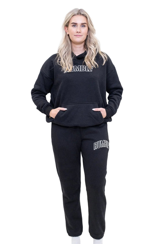Rumble Recovery Hoodie Zwart/Wit Dames