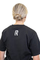 Rumble Oversized Logo T-Shirt Zwart/Wit Dames