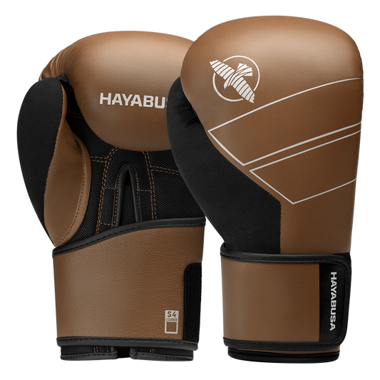 Hayabusa Bokshandschoenen S4 Leer Goud Bruin