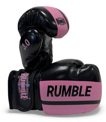Rumble Bokshandschoenen  Ready PU 3.0 Zwart-Licht Roze SALE