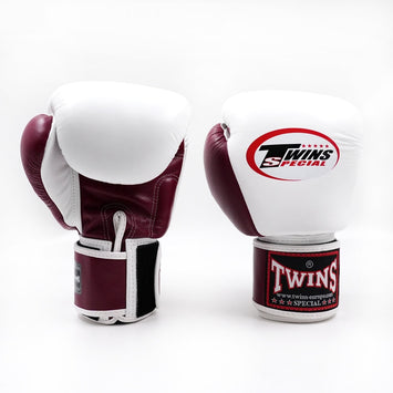 Twins Bokshandschoenen BGVL 3 White/Maroon
