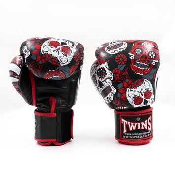 Twins Bokshandschoenen FBGVL 3 Skull Rood